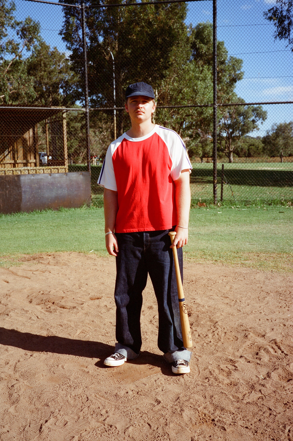 Red Dugout Tee